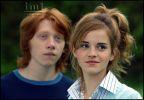 Ron et Hermione (Rupert et Emma)